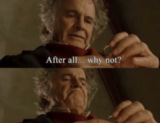 Mème « After All.. Why Not? »