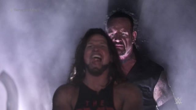 "AJ Styles & Undertaker" meme