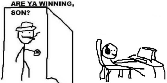 Mème « Are Ya Winning Son? »