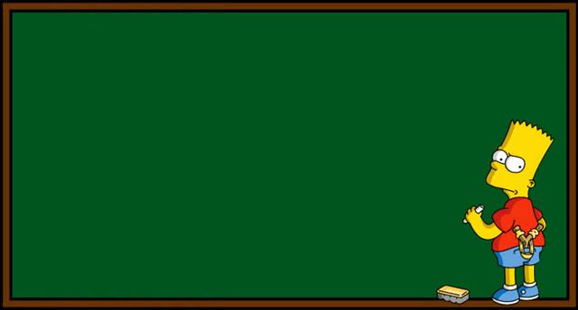 "Bart Simpson - Chalkboard" meme