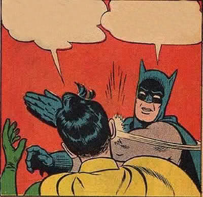 Mème « Batman Slapping Robin »
