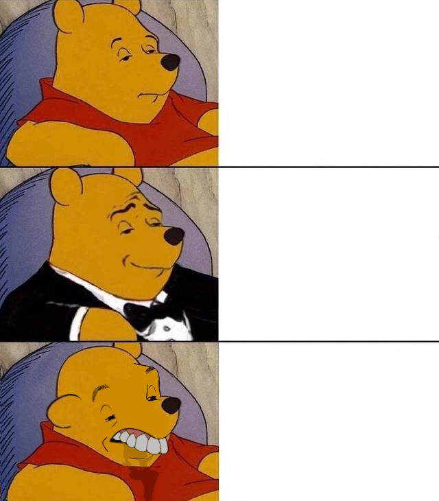 "Best,Better, Blurst" meme