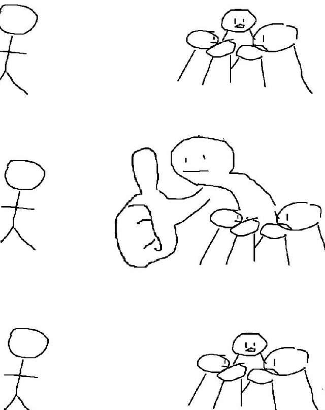 Mème « Big Thumb Guy »