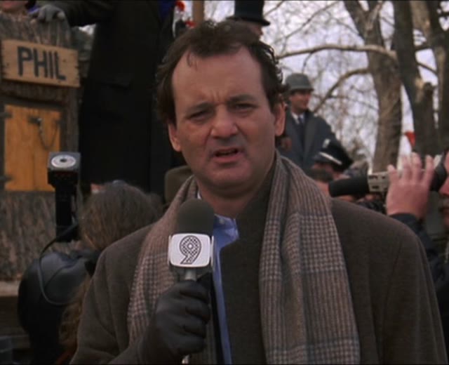 Mème « Bill Murray Groundhog Day »