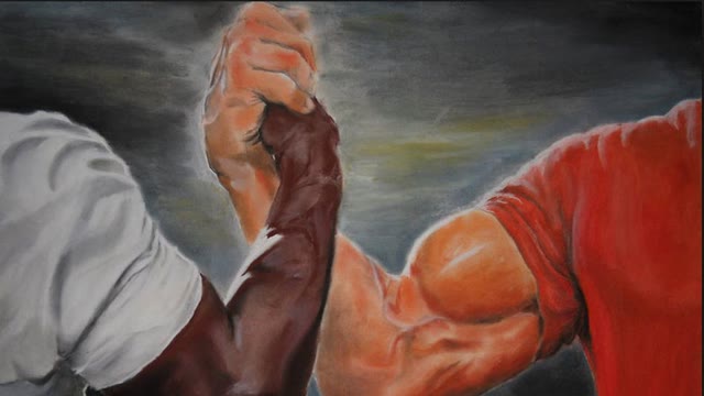 "Black White Arms" meme
