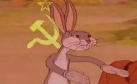 Mème « Bugs Bunny Communist »