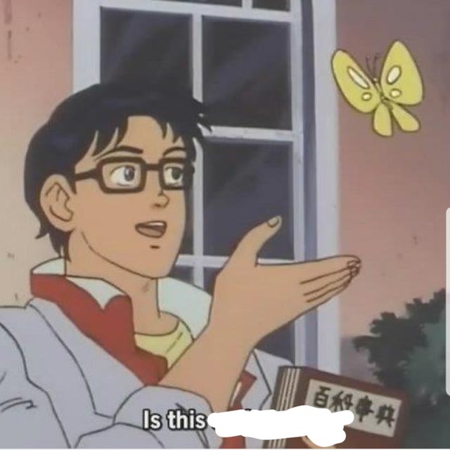 Mème « Butterfly Man »
