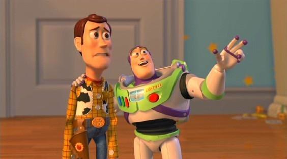 Mème « Buzz and Woody »