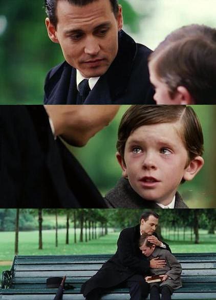 Mème « Crying-boy-on-a-bench »