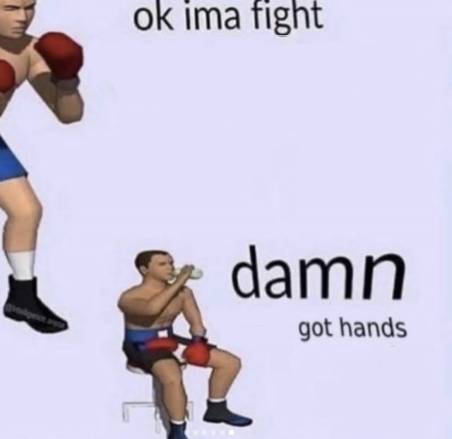 Mème « Damn Got Hands »