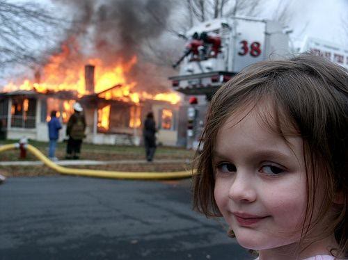"Disaster Girl" meme