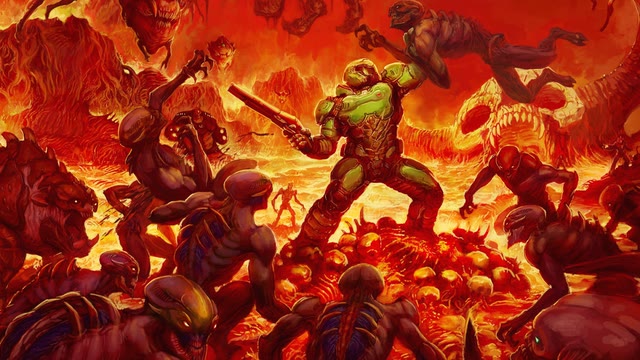 Mème « Doomguy »