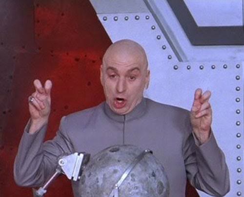 "Dr Evil Laser" meme