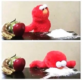 Mème « Elmo Cocaine »