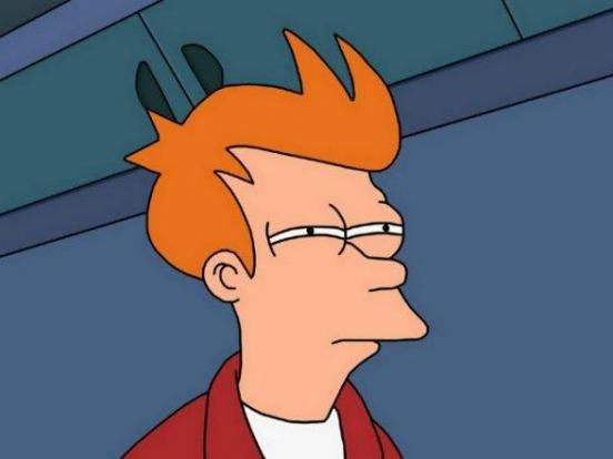 "Futurama Fry" meme