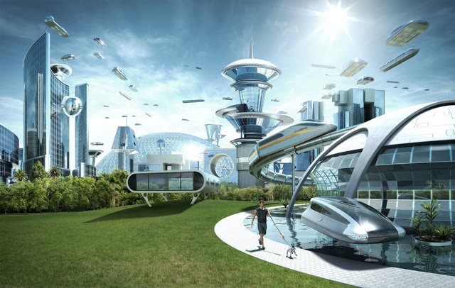 Mème « Futuristic Utopia »