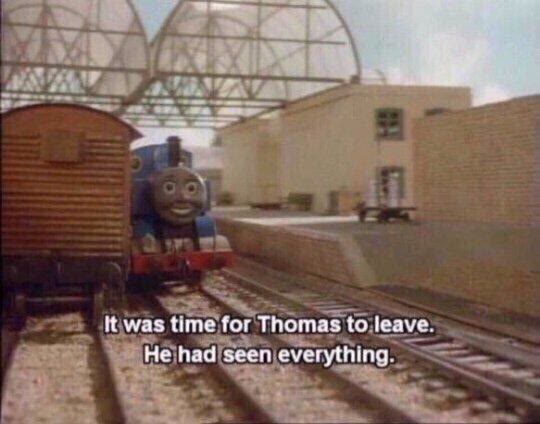 "Thomas a tout vu" meme