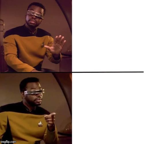 Mème « Geordi Drake »