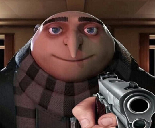 Mème « Gru Gun »