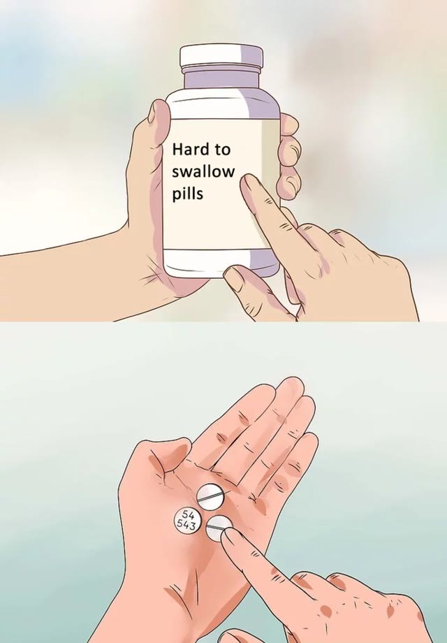 Mème « Hard to Swallow Pills »