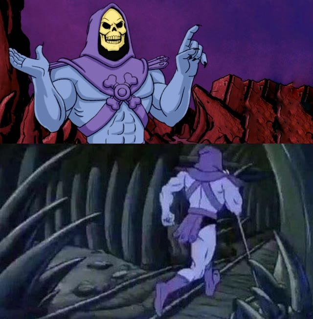 Mème « He Man Skeleton Advices »