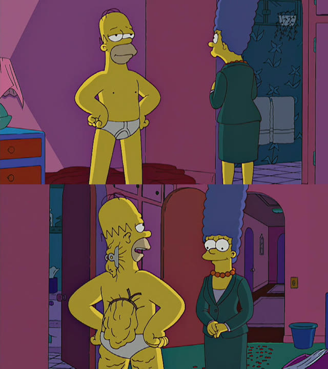 Mème « Homer Simpson's Back Fat »