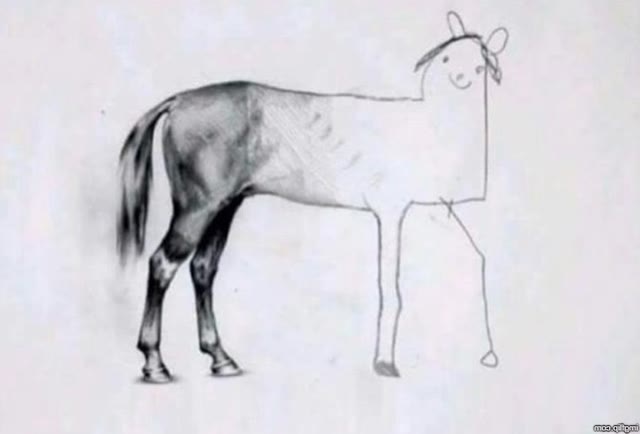 Mème « Horse Drawing »