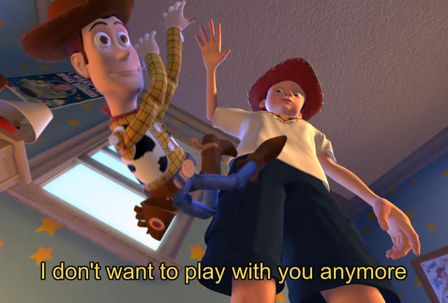 Mème « I Don't Want to Play with You Anymore »