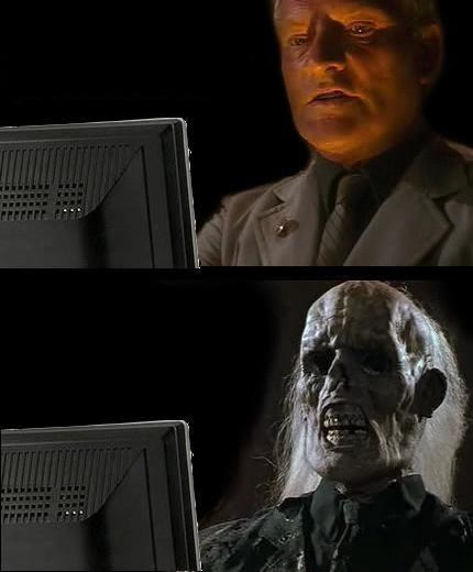 Mème « I'll Just Wait Here »
