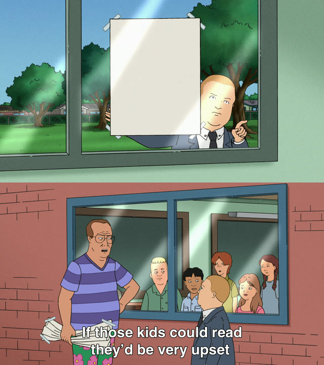 Mème « If Those Kids Could Read They'd Be Very Upset »