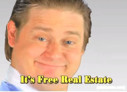"It's Free Real Estate" meme