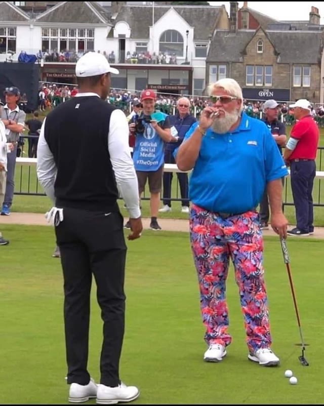 "John Daly and Tiger Woods" meme
