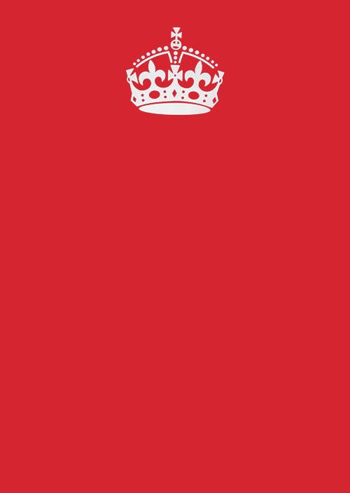 Mème « Keep Calm and Carry on Red »