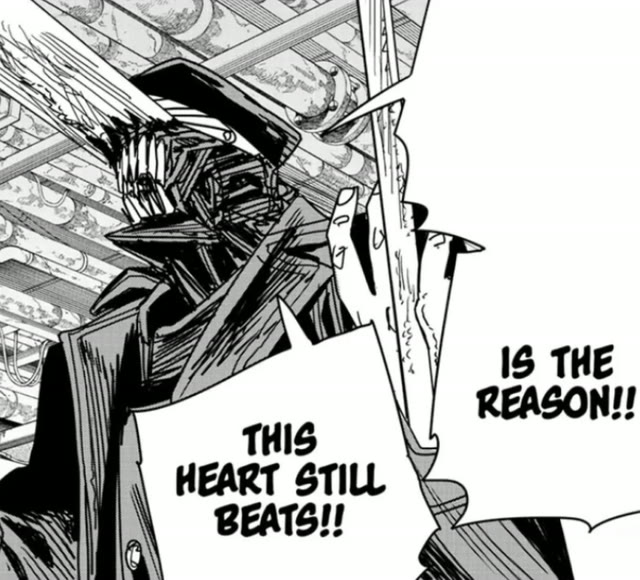 Mème « Killing Chainsaw Man is the Reason This Heart Still Beats »