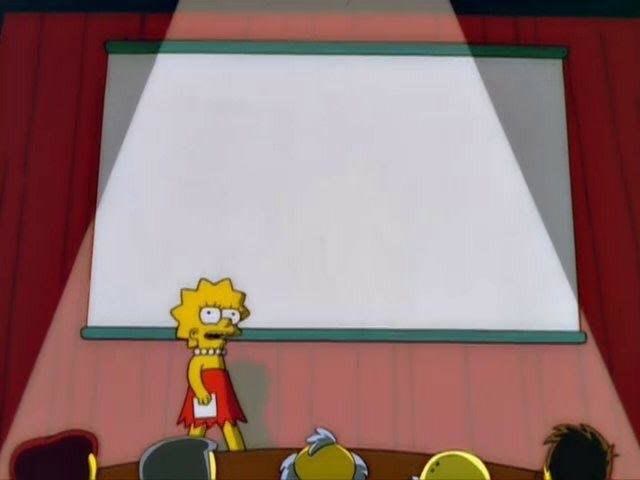 Mème « Lisa Simpson's Presentation »