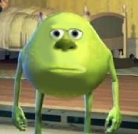 Mème « Mike Wazowski Face Swap »
