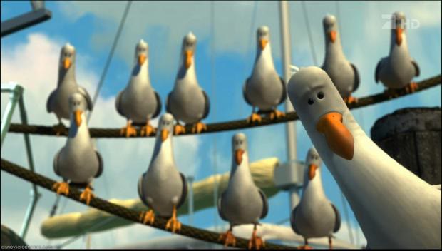Mème « Nemo Seagulls Mine »