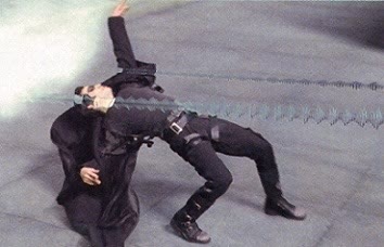 Mème « Neo Dodging a Bullet Matrix »