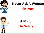 Mème « Never Ask a Woman Her Age »