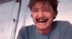 "Pedro Pascal Crying" meme
