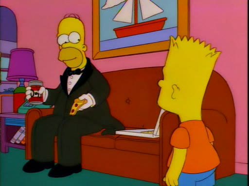 Mème « Por Que Tan Elegante Homero »