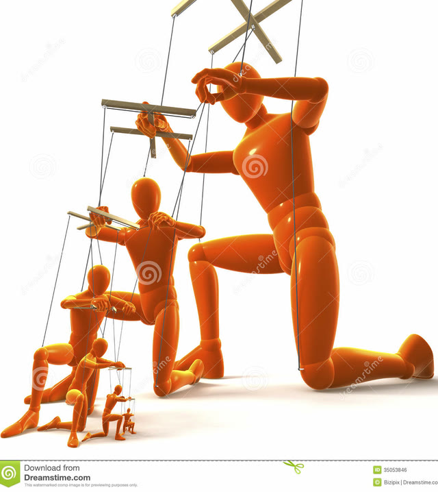Mème « Puppet Hierarchy »
