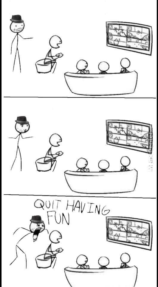 Mème « Quit Having Fun »