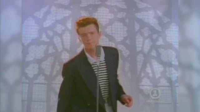 "Rickroll" meme