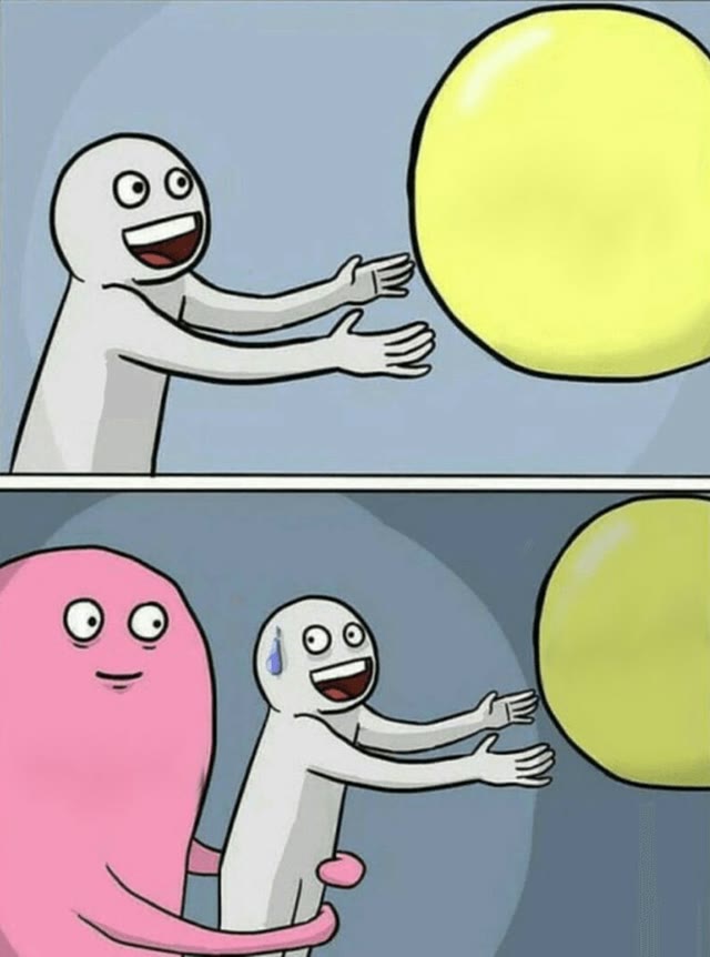 Mème « Running Away Balloon »