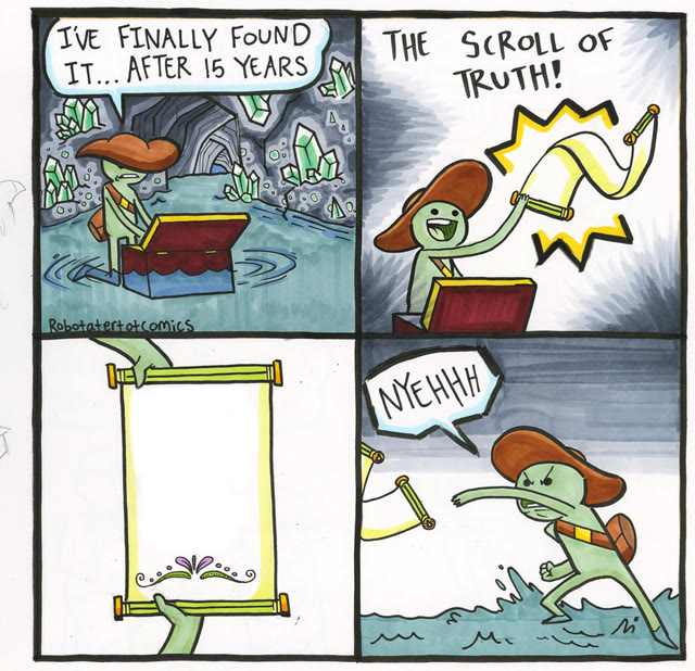 Mème « The Scroll Of Truth »