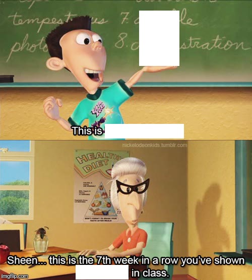 Mème « Sheen's Show and Tell »