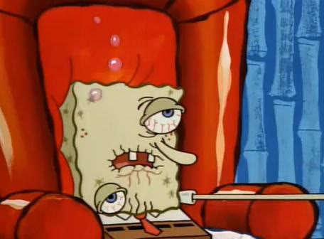 Mème « Sick Spongebob »