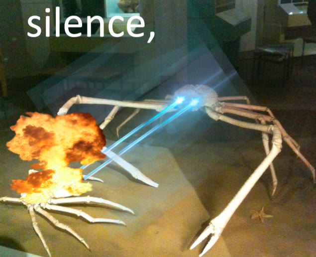 Mème « Silence Crab »