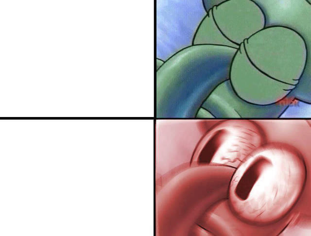 Mème « Sleeping Squidward »